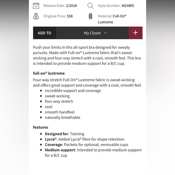 Lululemon x SoulCycle Sweat Times Bra - Picture 9 of 9